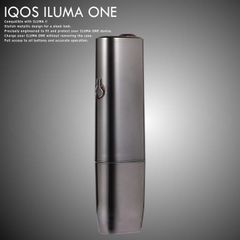 【イルマワン アイ対応】アイコス イルマワン ILUMA ONE ケース 保護ケース NEK イルマワンカバー 耐衝撃 おしゃれ IQOSイルマワン 保護カバー アクセサリー アイコスケース メタリック 7986744 (ガンメタル)
