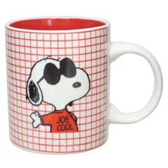 スヌーピー マグカップ グラフチェックマグ ジョークール ピーナッツ マリモクラフト プレゼント ギフト 食器 キャラクター グッズ 