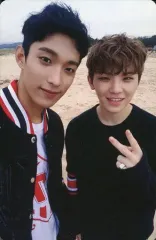 【中古】コレクションカード(男性) SEVENTEEN/WOOZI(ウジ)・DK(ドギョム)/3ndミニアルバム「Going Seventeen」3形態共通特典ユニットトレカ