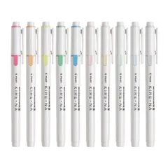 【選べる5本セット】PILOT　蛍光ペン　キレーナ　5本セット（専用パッケージなし）