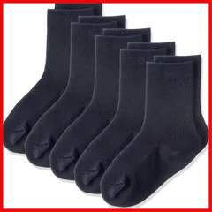 【人気商品】【在庫処分】【特価商品】【在庫セール】【特別セール】[フクスケ] スクールソックス【クルー丈】 通学 抗菌防臭 吸水速乾 5足組 ガールズ