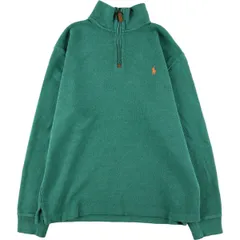 古着 ラルフローレン Ralph Lauren POLO RALPH LAUREN コットンニットハーフジップセーター メンズXL/eaa363792