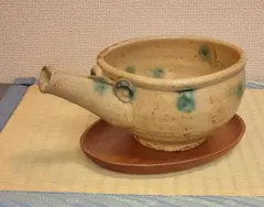 六兵衛 徳利 酒器 陶磁器 黄瀬戸物？インテリア 骨董 アンティーク 六兵衛 徳利 酒器 陶磁器 黄瀬戸物？インテリア 骨董 アンティーク