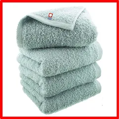 【匿名配送】スモーキーブルー Style: フェイスタオル 今治ファクトリー 今治タオル 認定 フェイスタオル 日本製 スモーキーブルー 約80×34cm 4枚