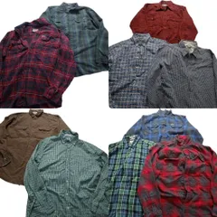 古着卸 まとめ売り アウトドアブランドMIX 長袖シャツ 10枚セット  
