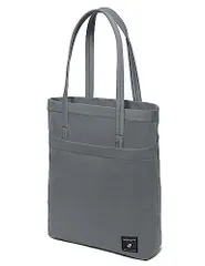 縦-ダークグレー [HIKKER-LINK] トートバッグ ハンドバッグ メンズ レディース 縦型 A4 大容量 通勤 通学 ビジネス 軽量 撥水 縦-ダークグレー darkgray