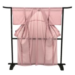 色無地/夏用/単衣/美品/ピンク/仕立上がり/適応身長152～159㎝/10094