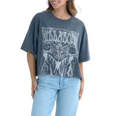2025春夏 新品【BILLABONG/ビラボン】GRAPHIC WIDE LOOSE CROPPED TEE Tシャツ OFB レディースM BF01C213