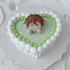 No.265 YU***様 オーダークレイケーキ ハート型