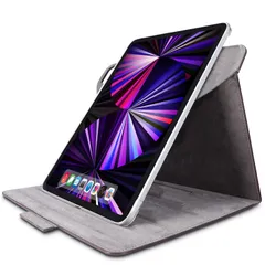 【人気商品】ケース 360度回転 (2022/2021/2020年) Apple 第4/3/2世代 Pencil収納時充電対応 11インチ ソフトレザー Pro ヴィーガンレザー iPad ブラック エレコム TB-A21PM360BK