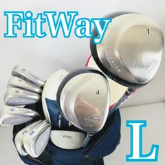 レディース FitWay フィットウェイ ゴルフ クラブ セット 初心者 入門 バッグ付き セット 右利き パター付 レディース FitWay フィットウェイ ゴルフ クラブ セット 初心者
