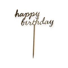 誕生日を鮮やかに彩る　happybirthday　ケーキトッパー