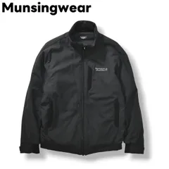 【美品】マンシングウェア Munsingwear ゴルフウィンドブレーカー 黒 美品】マンシングウェア Munsingwear ゴルフウィンドブレーカー 黒