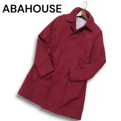 ABAHOUSE アバハウス 通年～秋冬★ コットン ツイル ステンカラー コート Sz.2 メンズのサムネイル