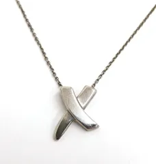 ティファニー TIFFANY＆CO. ネックレス  SV925 キス パロマピカソ SILVER ペンダント 【中古】 JA-22807