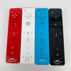 Wii リモコン　モーションプラス　4本セット 白 赤 黒 青　ストラップ　Wiiリモコン