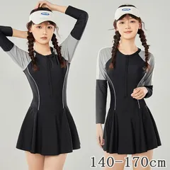 水着 女の子 スクール水着 女の子 オールインワン ラッシュガード子供 キッズ 女の子 ワンピース水着 競技水着 キッズ みずぎ 半袖 中学生 日焼け防止 温泉 プール スカート 子ども用 スクール スイミング ラッシュガード みずぎ 子chunfeng02