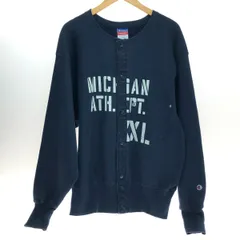 □□Champion REVERSE WEAVE スウェットカーディガン Lサイズ ネイビー