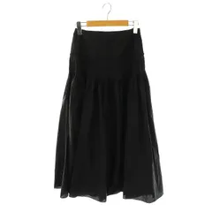 セオリー Theory 25SS SOFT LAWN ACCDN YOKE SK スカート プリーツ 00 濃紺 /MI ■OS ■SH