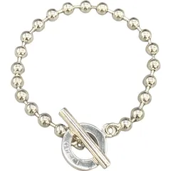 【新品仕上げ済み】グッチ ブレスレット ボールチェーン シルバー