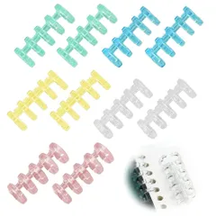 システム手帳 製本リング 製本用 ブックリング リーフバインダーリング 整理 12mm A4 5穴 ファイル本製作 5色入 10個セット プラスチック製 バインダーリング 資料保存 サムコス