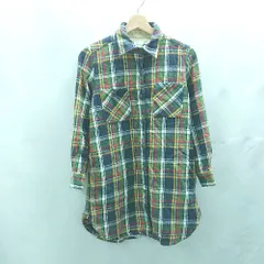 ◇ ⊇ URBAN RESEARCH DOORS アーバン リサーチ ドアーズ チェック 長袖 シャツ サイズF ネイビー系 レディース E  【1503060032053】