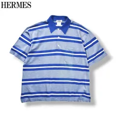 エルメスカラーポロシャツビンテージ品　メンズ　専用です❣️ ポロシャツ ボタン付 H刺繍 | Hermès - エルメス-公式サイト