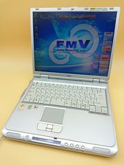 【ジャンク】Fujitsu / ノートパソコン /FMV-BIBLO NB15B FMVNB15B / WindowsXP Home / Celeron 1.5GHz / メモリ256MB / HDD40GB