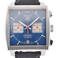 タグホイヤー TAG HEUER CAW2111.FC6183 モナコ スティーブ マックイーン クロノグラフ デイト 自動巻き メンズ良品 R#129822のサムネイル