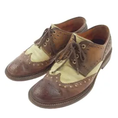 Santoni サントーニ 10092 ウイングチップ レザー シューズ ブラウン系 6【中古】のサムネイル