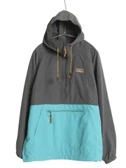 【お得なクーポン配布中!】 エルエルビーン ナイロン アノラック パーカー ジャケット レディース L プルオーバー ハーフジップ マンパ パッカブル ツートン シンプル