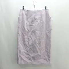 ◇ BABYLONE バビロン ロング丈 タイト スカート サイズ40 ラベンダー レディース E  【1406180076818】