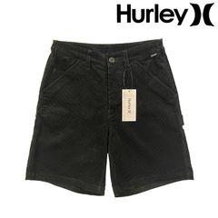 【未使用／28インチ】HURLEY コーデュロイ ペインターショーツ ブラック