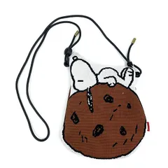 スヌーピー ピローニットショルダーバッグ  クッキー SNOOPY