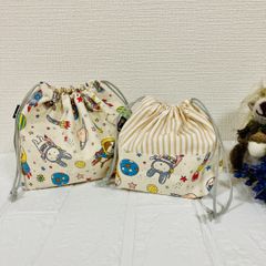 入園入学　お弁当・コップ袋