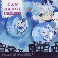 [중고] 배지 핀즈 (캐릭터) 스노우 미쿠 캔 배지 세트 (2 개 세트) [SNOW MIKU 2012] 한정 상품