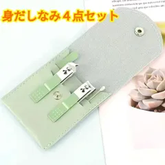 新品未使用☆身だしなみ４点セット☆爪切り☆耳かき☆やすり☆収納ケース付き