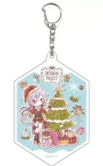 【中古】雑貨 ユキムラ 「アクリルキーホルダー 白猫プロジェクト 04.クリスマスver. グラフアートデザイン」
