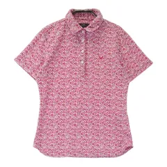 サイズ：M CALLAWAY キャロウェイ  半袖ポロシャツ 花 総柄 ピンク系 [240101351656]# ゴルフウェア レディース ストスト