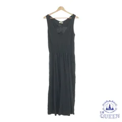 【訳アリ】 I.T.S international イッツインターナショナル ワンピース 薄手 おしゃれ ノースリーブ ロング丈 レディース ブラック F キュプラ 901-6969 送料無料 古着