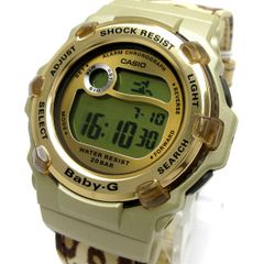 カシオ ベビーG リーフ デジタル レディース レオパード ヒョウ柄 BG-3000 時計 CASIO BABY-G BG-3000V-5DR 婦人 クォーツ 箱 保証書
