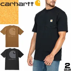 カーハート Carhartt Tシャツ ポケット 半袖 メンズ プリント ヘビー ロゴ オーバーサイズ 大きいサイズ おしゃれ ブランド 綿100% 黒 ブラック POCKET C GRAPHIC T-SHIRT 106149