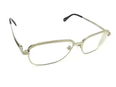 ■美品■ DAKS ダックス DA25108 56□16 140 チタン 度入り メガネ 眼鏡 めがね メンズ シルバー系 DK3884のサムネイル