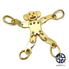 Pomellato ポメラート K18YG 18金イエローゴールド モンキー さる サル ペンダントトップ チャーム ジュエリー アクセサリー ブランド