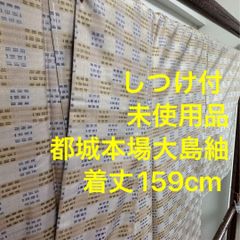 小千谷縮 呉服屋にてお仕立て上がり 水色縞模様 広襟 未使用品 たとう 