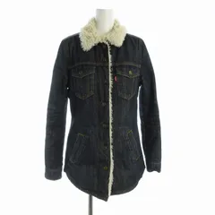 リーバイス Levi's デニムジャケット Gジャン ジージャン 裏ボア アウター XS インディゴ /RO