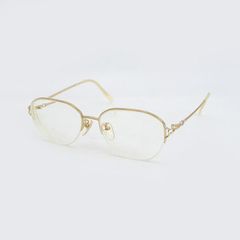 CELINE / セリーヌ ■度入りメガネ　メタル　ゴールド CL-8871 【サングラス/メガネ/眼鏡】 ブランド【中古】 