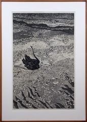 荒井善則『大地の眠むり』銅版画【真作保証】 絵画 - 北海道画廊