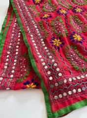 Embroidery stole　　　pink