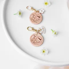 マタニティ マーク ミニサイズ チャーム　木製